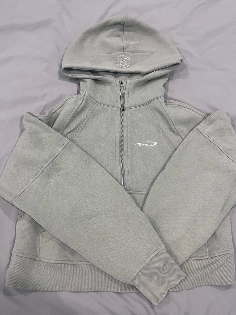 Lululemon cropped scuba sweater